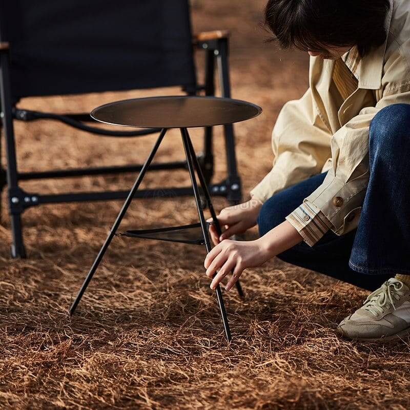 Стіл розкладний Naturehike CNH22JU035 aluminum L 43х34х45 см Чорний (6927595712443)