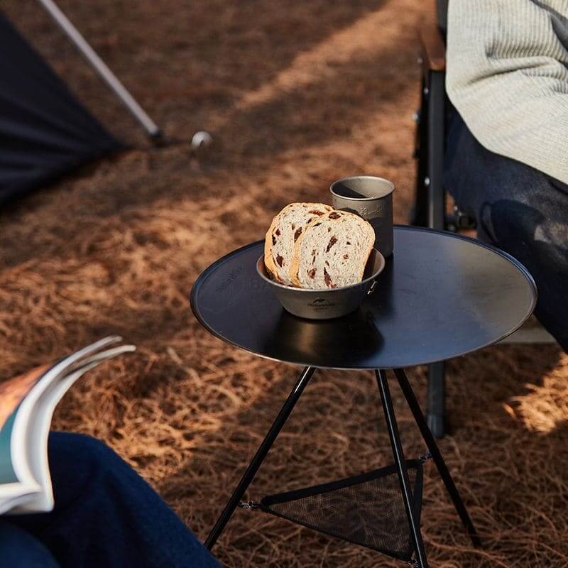 Стіл розкладний Naturehike CNH22JU035 aluminum L 43х34х45 см Чорний (6927595712443)