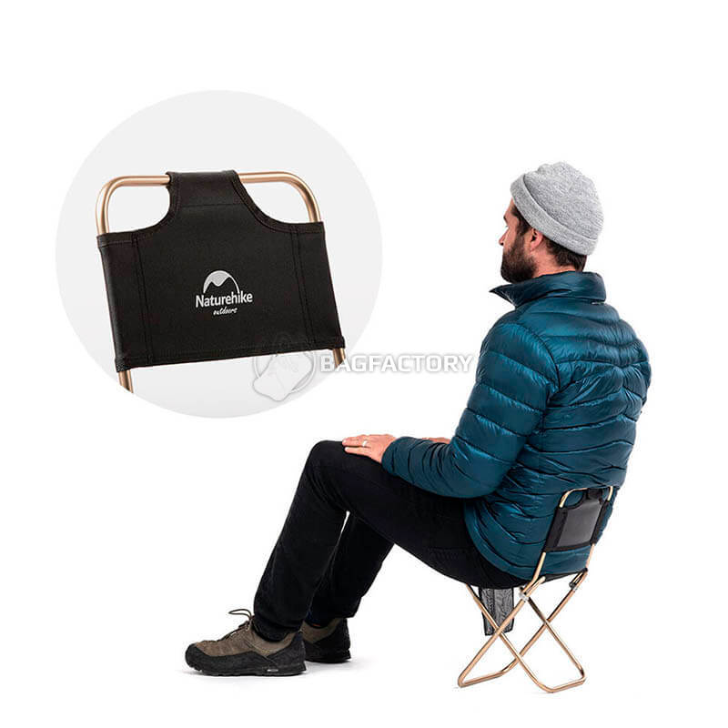 Стілець розкладний Naturehike MZ01 NH18M001-Z Чорний (6927595733806)