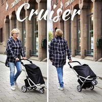 Господарська сумка-візок ShoppingCruiser 3 Wheels Green 72л (930792)