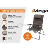 Стілець кемпінговий Vango Hampton Grande DLX Chair Excalibur (930851)