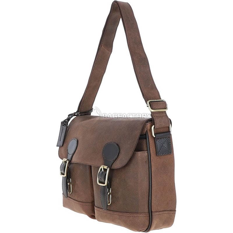 Чоловіча шкіряна сумка Ashwood Edward Oil Brown (EDWARD OIL BRN)