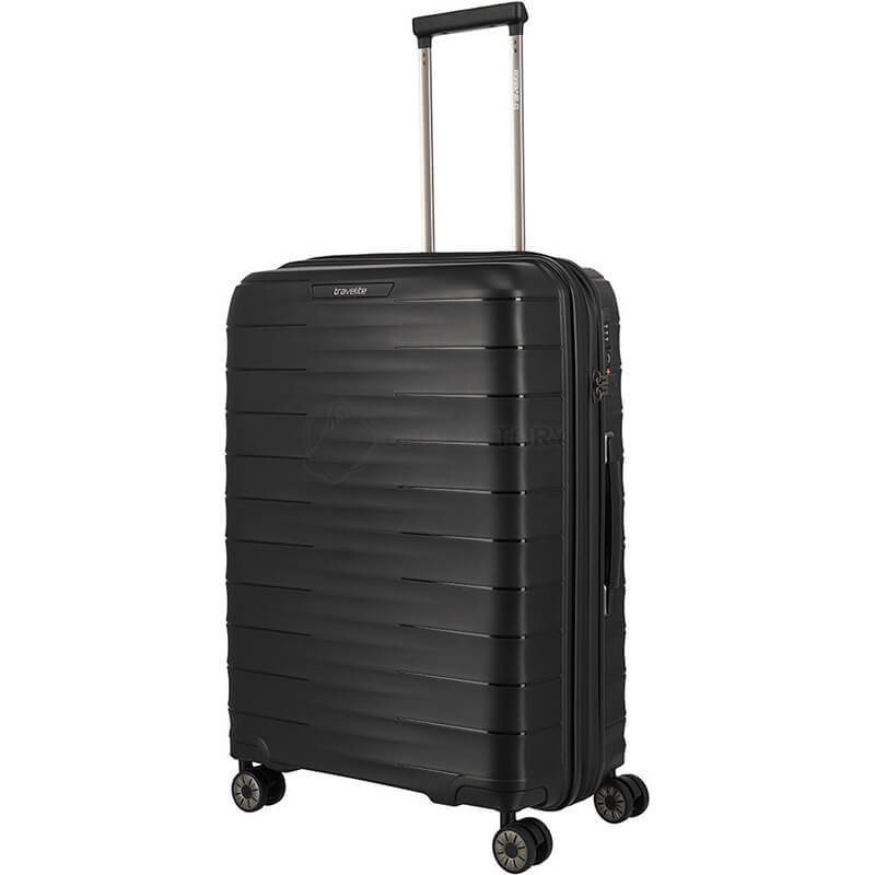 Валіза на 4 колесах Travelite Mooby M 73/80л Black (TL076848-01)