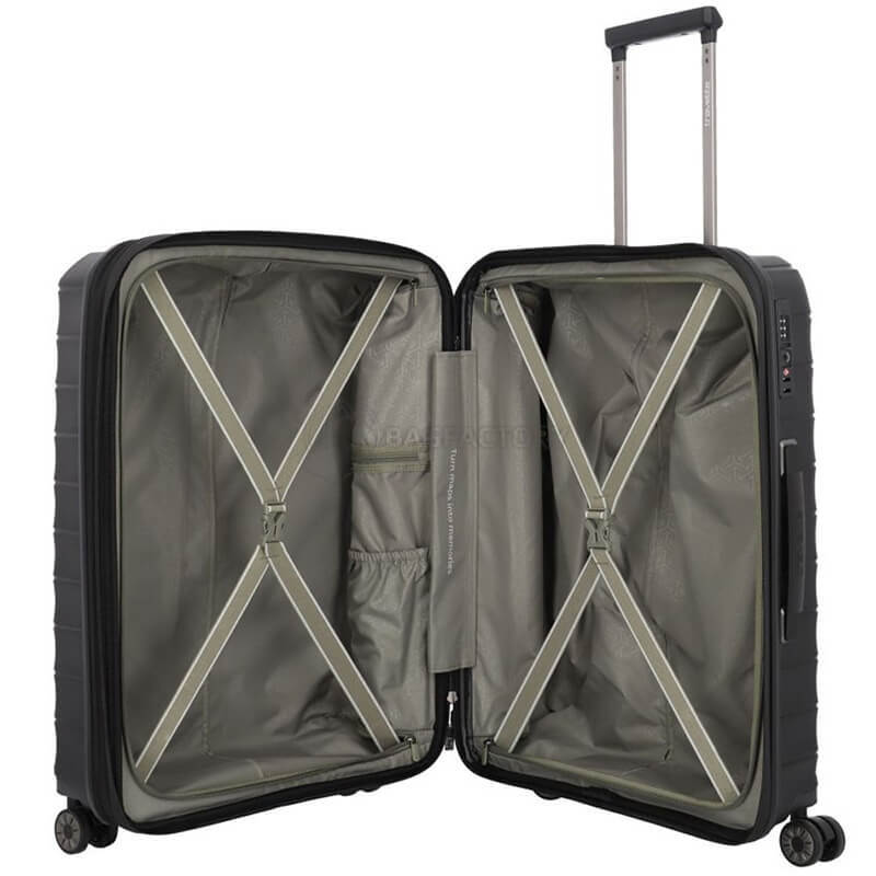 Валіза на 4 колесах Travelite Mooby M 73/80л Black (TL076848-01)