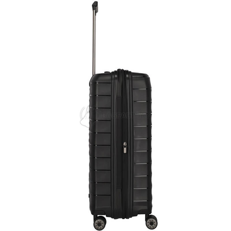 Валіза на 4 колесах Travelite Mooby M 73/80л Black (TL076848-01)