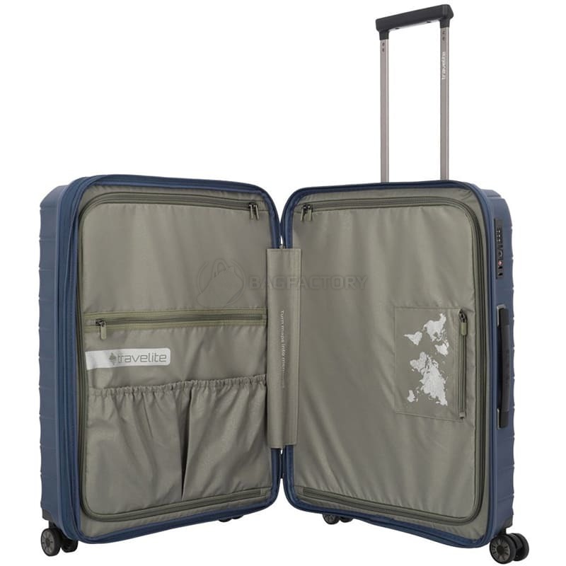 Валіза на 4 колесах Travelite Mooby L 106л Blue (TL076849-20)