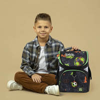 Шкільний каркасний рюкзак GoPack Education 5001S-5 Football Game 11л (GO24-5001S-5)