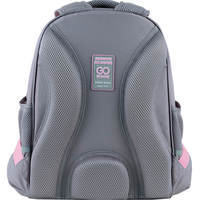 Шкільний напівкаркасний рюкзак GoPack Education Meow Сірий 15л (GO24-165M-3)