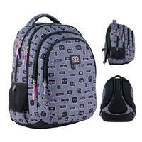 Рюкзак підлітковий GoPack Teens 162M-6 16.5л Сірий (GO24-162M-6)