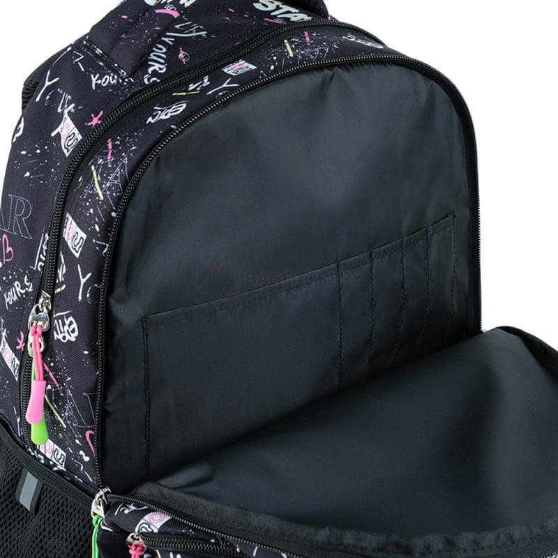 Рюкзак підлітковий GoPack Teens 162M-5 16.5л Чорний (GO24-162M-5)