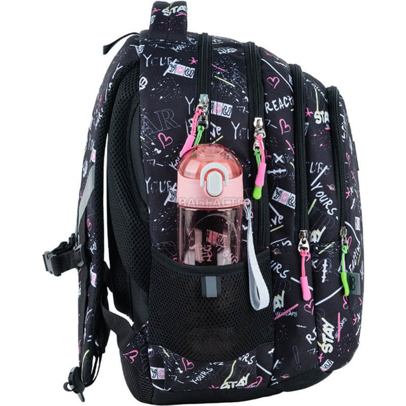 Рюкзак підлітковий GoPack Teens 162M-5 16.5л Чорний (GO24-162M-5)