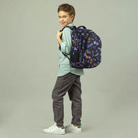 Рюкзак підлітковий GoPack Teens 162M-3 16.5л Чорний (GO24-162M-3)