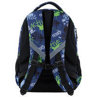 Рюкзак підлітковий GoPack Teens 162M-2 16.5л Синій з принтом (GO24-162M-2)