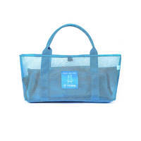 Крісло розкладне пляжне Helinox Beach Chair Blue Mesh (Tote Bag) (10678R2)