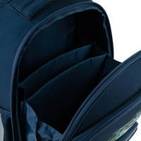 Шкільний каркасний рюкзак GoPack Education Racing Car Синій 12.5л (GO24-597M-7)