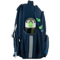 Шкільний каркасний рюкзак GoPack Education Racing Car Синій 12.5л (GO24-597M-7)