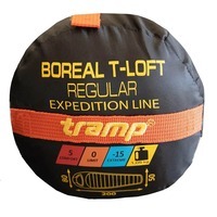 Спальний мішок Tramp Boreal Regular правий Orange/Grey 200/80-50 (UTRS-061R-R)