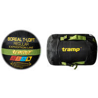 Спальний мішок Tramp Boreal Long лівий Green/Grey 225/80-50 (UTRS-095L-L)