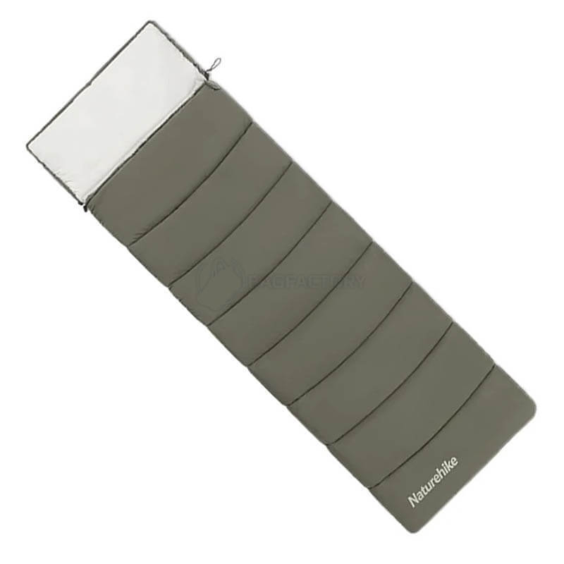 Спальний мішок Naturehike LD150 CNK2300SD016 темно-зелений 225 см (6976023921773)