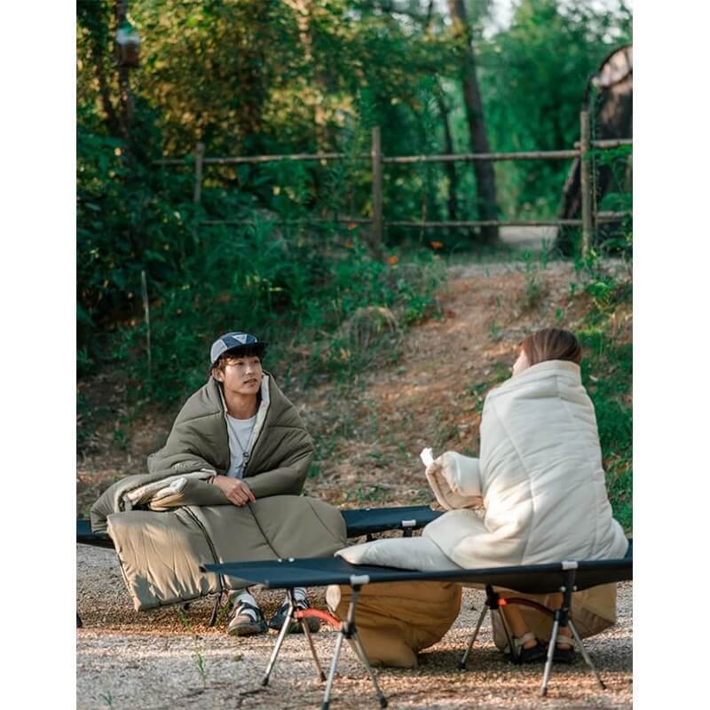 Спальний мішок Naturehike LD250 CNK2300SD016 темно-зелений 225 см (6976023921797)