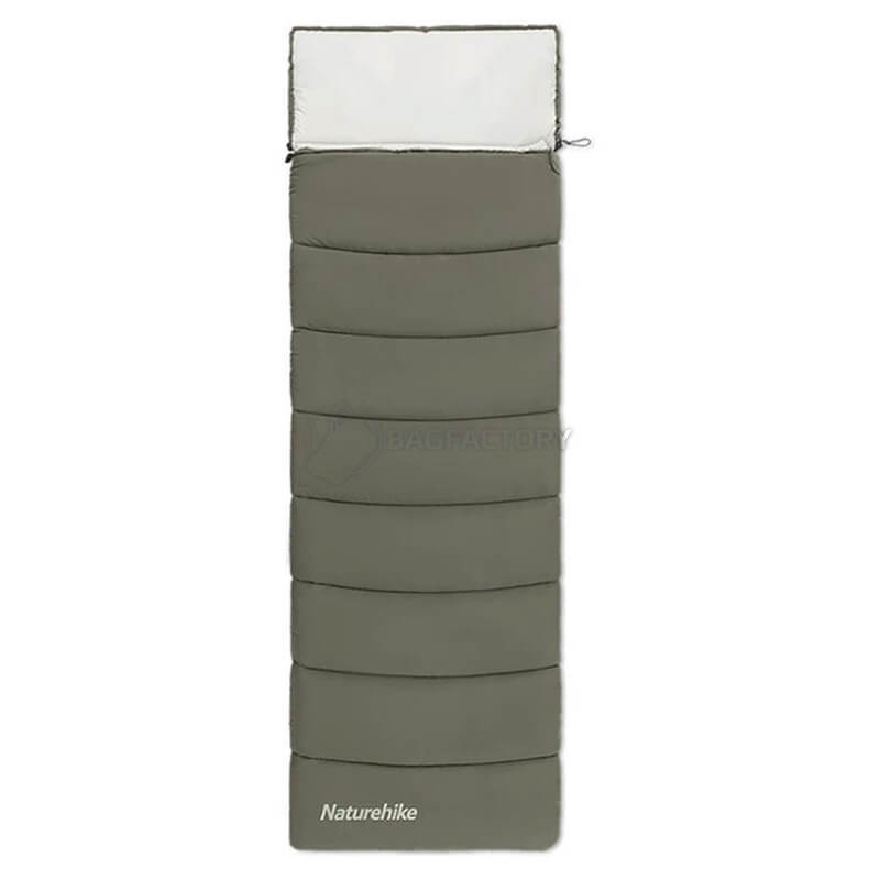 Спальний мішок Naturehike LD350 CNK2300SD016 темно-зелений 225 см (6976023921810)