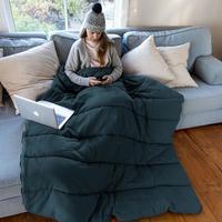 Спальний мішок Naturehike F150 NH22MSD05 лівий темно-блакитний 190 см (6927595797761-L)