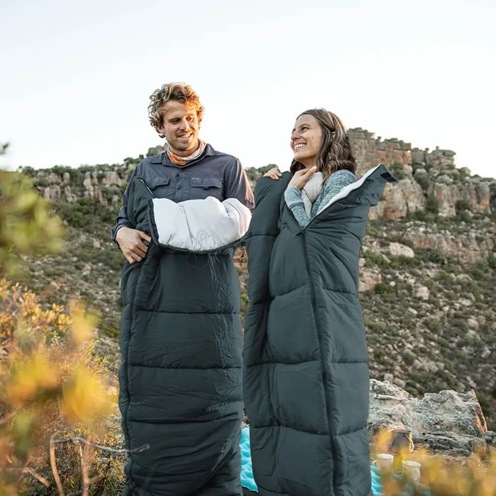 Спальний мішок Naturehike F150 NH22MSD05 лівий темно-блакитний 190 см (6927595797761-L)