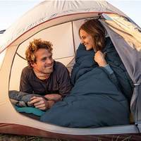 Спальний мішок Naturehike F150 NH22MSD05 лівий темно-блакитний 190 см (6927595797761-L)