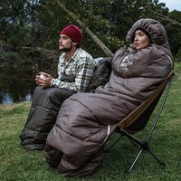 Спальний мішок Naturehike U350 NH20MSD07 (1°C) правий коричневий 220 см (6927595767221-R)