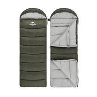 Спальний мішок Naturehike U350 NH20MSD07 (1°C) лівий зелений 220 см (6927595767238-L)