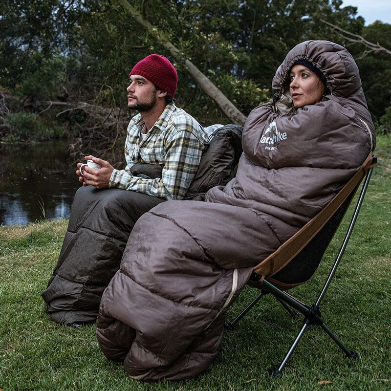 Спальний мішок Naturehike U250S NH20MSD07 (0°C) лівий коричневий 220см (6927595769294-L)