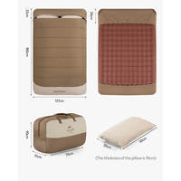 Спальний мішок двомісний Naturehike NH21MSD02 коричневий 205 см (6927595791691)