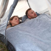 Спальний мішок-подушка Naturehike CNK2300SD022 світло-сірий 225 см (6976507667333)