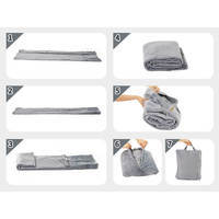 Спальний мішок-подушка Naturehike CNK2300SD022 світло-сірий 225 см (6976507667333)