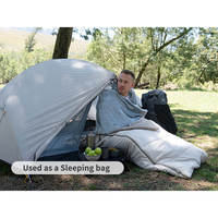 Спальний мішок-подушка Naturehike CNK2300SD022 світло-сірий 225 см (6976507667333)