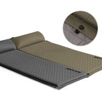 Туристичний килимок Naturehike CNK2300DZ014 60мм з подушкою темно-зелений 192 см (6976023923357)