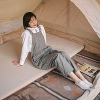 Туристичний килимок подвійний Naturehike NH21FCD11 60мм хакі 200 см (6927595793343)