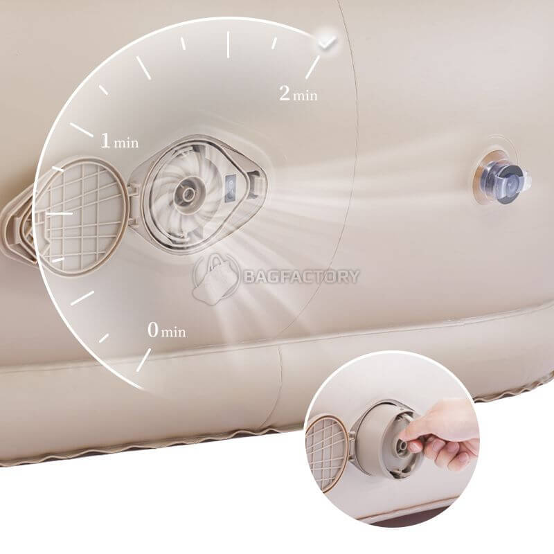 Матрац надувний Naturehike CNK2300DZ020 бежевий 180 см (6976023922480)