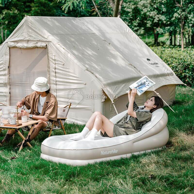 Матрац надувний Naturehike CNK2300DZ020 бежевий 180 см (6976023922480)