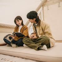 Туристичний килимок двомісний Naturehike NH20FCD08 бежевий 200 см (6927595719695)