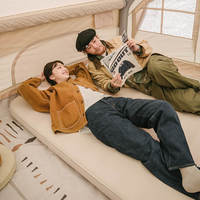 Туристичний килимок двомісний Naturehike NH20FCD08 бежевий 200 см (6927595719695)