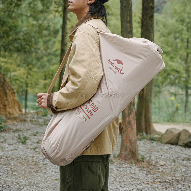 Туристичний килимок двомісний Naturehike NH20FCD08 бежевий 200 см (6927595719695)