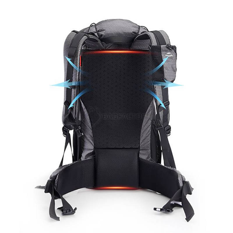 Туристичний рюкзак Naturehike Rock NH19BP095 60+5 л графіт (6927595761649)