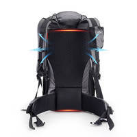 Туристичний рюкзак Naturehike Rock NH19BP095 60+5 л графіт (6927595761649)