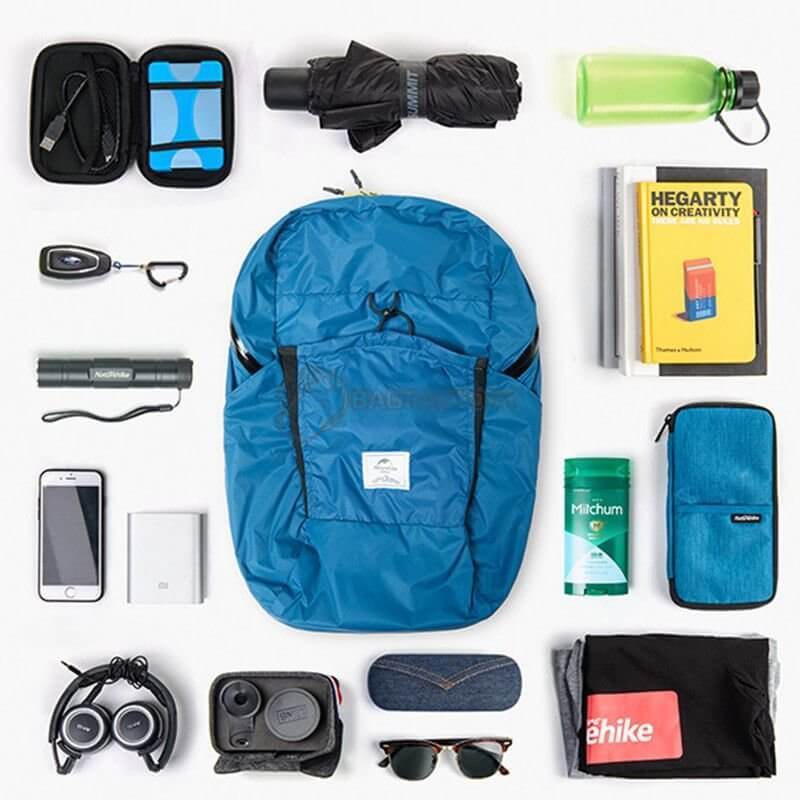 Міський рюкзак Naturehike Ultralight NH17A017-B 22 л чорний (6927595725092)