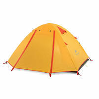 Намет двомісний Naturehike P-Series NH18Z022-P 210T/65D помаранчевий (6975641887843)