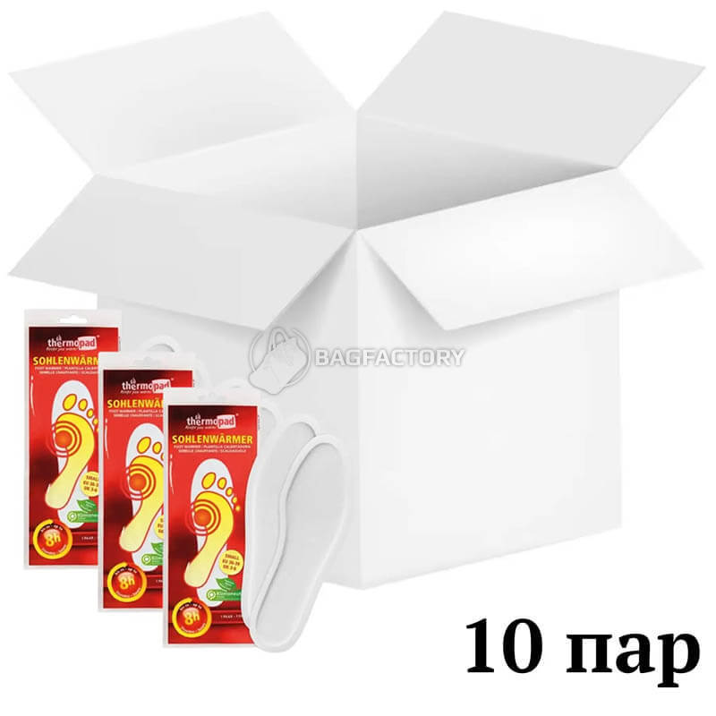 Набір хімічних грілок-устілок Thermopad Foot Warmer 10 пар 42-43 XL (TPD 78194)
