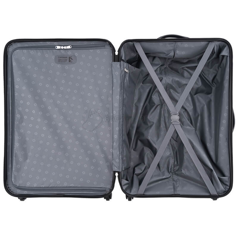 Валіза Wenger Amplar велика пластик 4 колеса 94 л синя (653141)