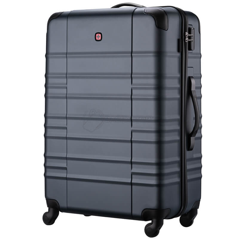 Валіза Wenger Amplar велика пластик 4 колеса 94 л синя (653141)