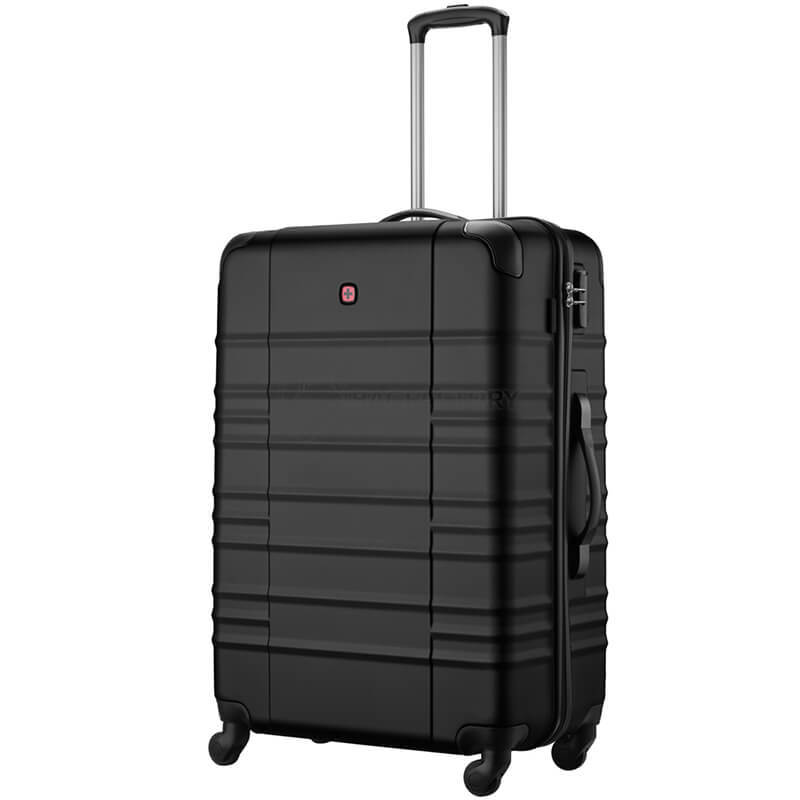 Валіза Wenger Amplar велика пластик 4 колеса 94 л чорна (653140)